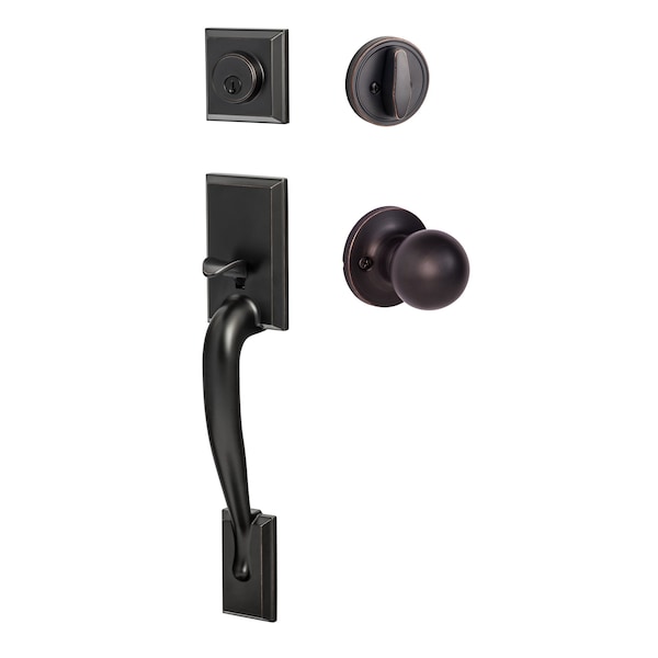 Sure-Loc Hardware Sure-Loc Hardware Madison Handleset, Tahoe Handleset Trim, Vintage Bronze MA507-TA 11P - main